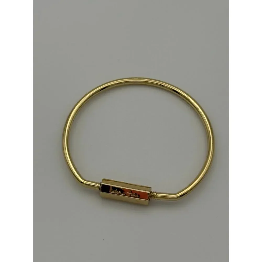 India Hicks Key Ring Charm Ring Gold Plated